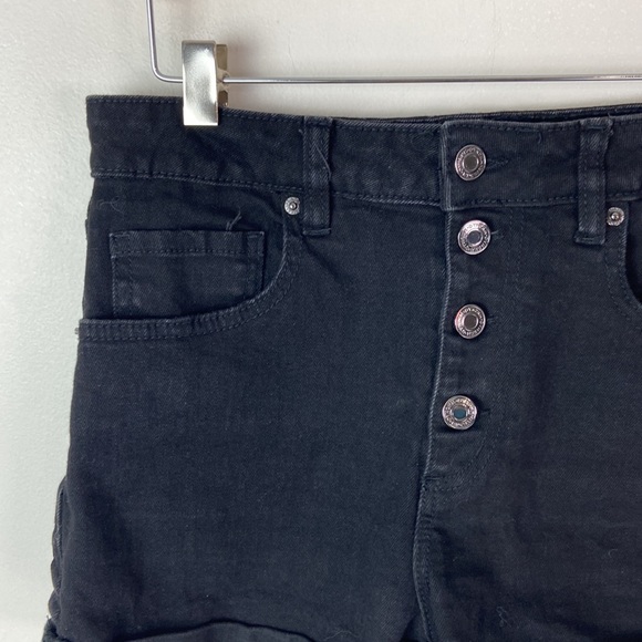 ✨3/$25✨ Dynamite High Waisted Black Jean Shorts - 27 - Picture 2 of 8